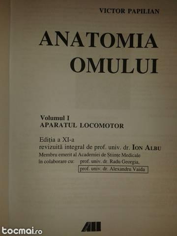 Victor Papilian Anatomia omului vol I