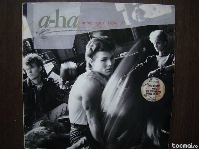 Vinil a- ha ‎– hunting high and low lp album