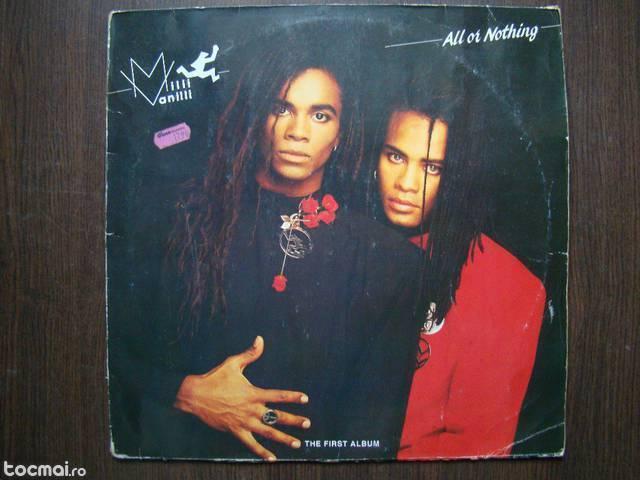 vinil Milli Vanilli ‎– All Or Nothing (The First Album)