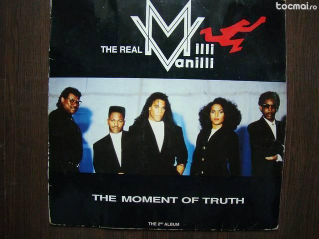 vinil Real Milli Vanilli ‎The Moment Of Truth LP Album