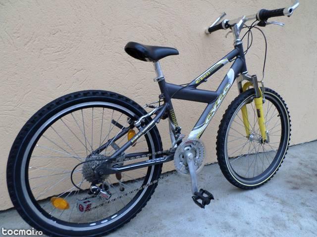 Bicicleta mountain bike de copii Cyco aluminiu, roti 24