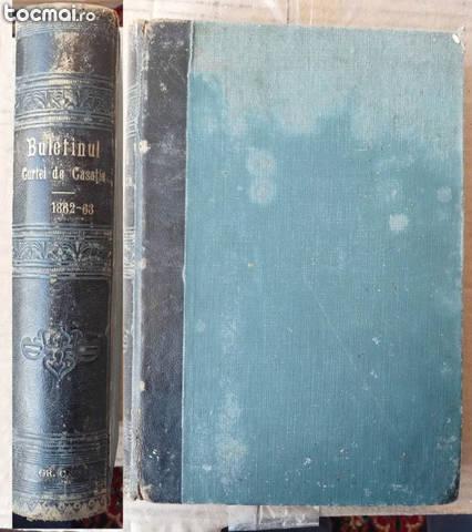 Buletinul Curtei de Casatie , 1862 - 1863 , 2 vol. in coligat