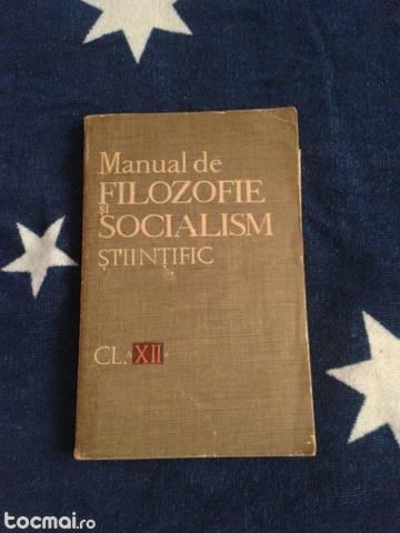 Carte ''Manual de filozofie si socialism stiintific''