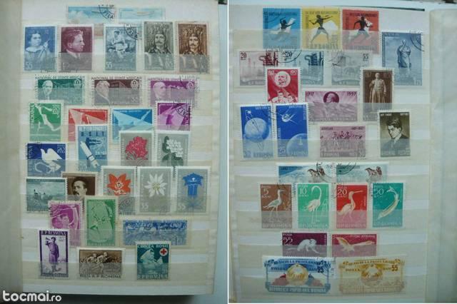 Clasor 32 pag. RO 1955- 1971 , plin cu timbre