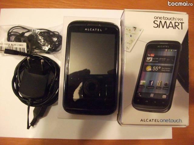 Alcatel one touch 991, camera cu led flash, slot card. . .