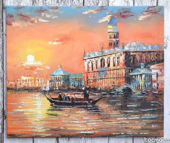 Palatul dogilor 3 - tablou ulei pe panza 60x50cm