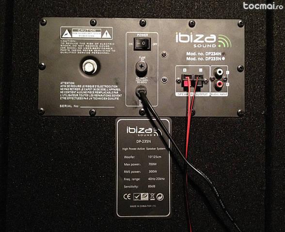 Boxe Ibiza DP- 235N set activ/ pasiv