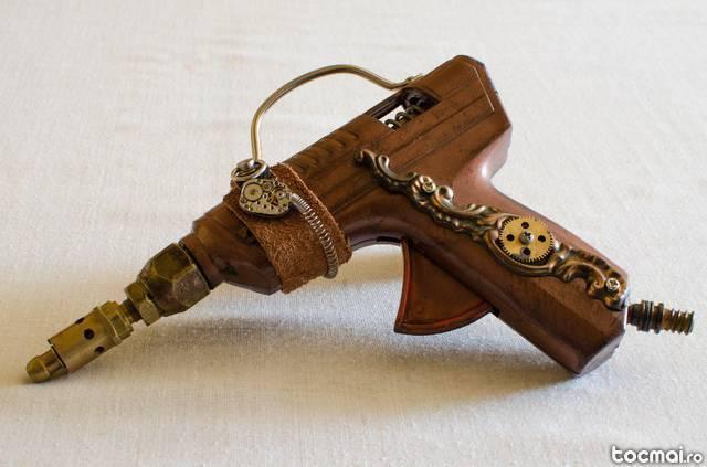 Pistol steampunk - handmade unicat