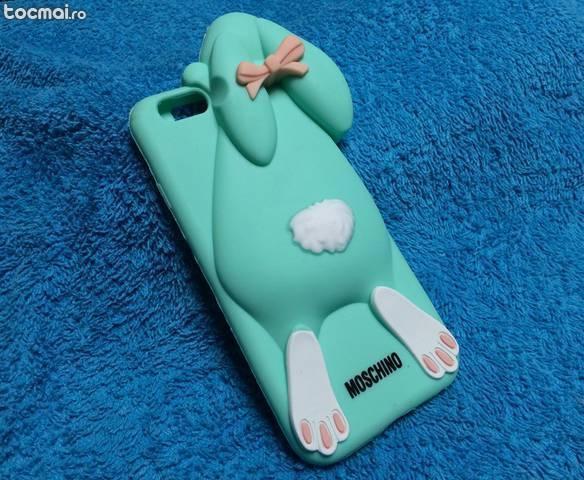 Husa Iphone 6 Moschino iepure verde