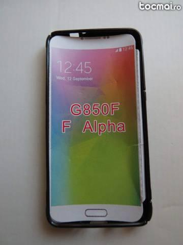 Husa silicon S- line neagra Samsung Galaxy Alpha G850