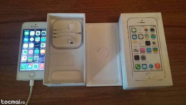 iphone 5s silver pachet complet