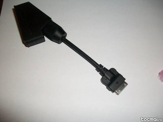 Mufa adaptor Scart - mufa iphone, ipod , ipad