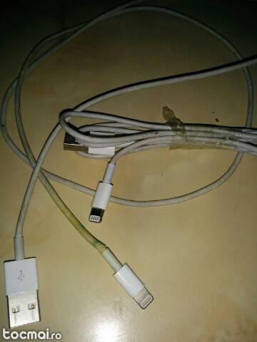2 cabluri date iphone 5