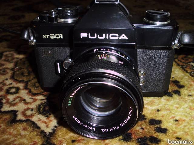 Aparat foto fujica st 801 cu blitz agfatronic 240b.