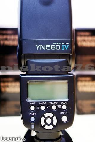 Blitz/ flash Yongnuo YN 560 IV receptor/ transmitator inclus