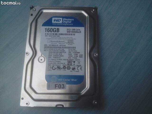 Hard Disk (HDD) Western Digital (WD) Blue Sata 160Gb 8m