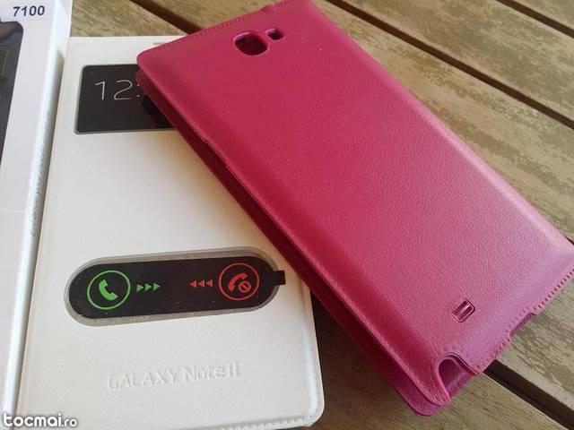 Husa S- View[piele]Deosebita Samsung Galaxy Note 2. Case