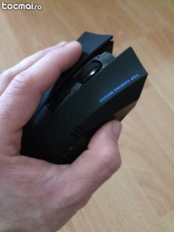 Mouse negru pt jocuri wifi wierless fara fir