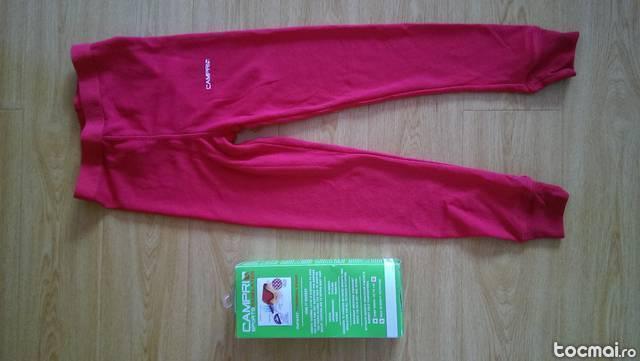 Pantaloni/ colanti termoizolanti roz, fetita 5- 6 ani(116cm)