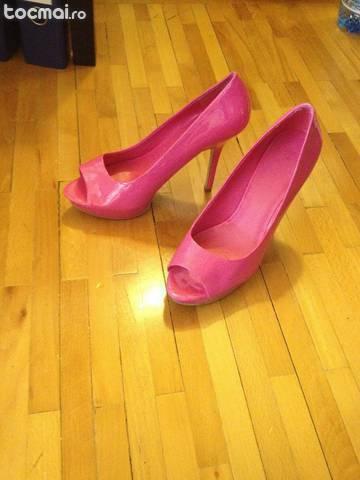 Pantofi mango roz - ciclam / marimea 40