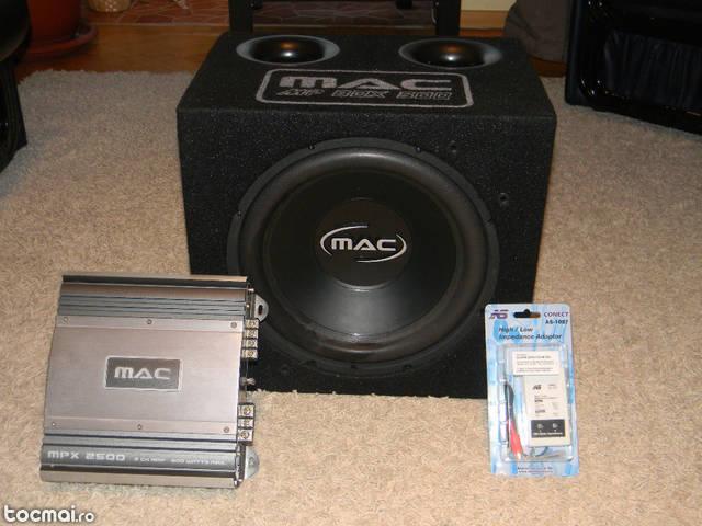 subwoofer MAC audio + statie amplif MAC mpx 2500