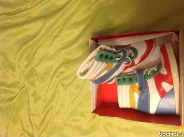 Wedges sneakers colorati