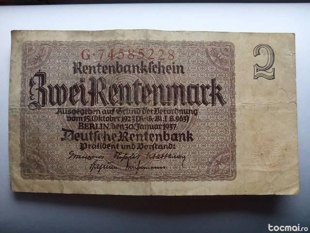 Lot bancnote vechi germane Reichsmark