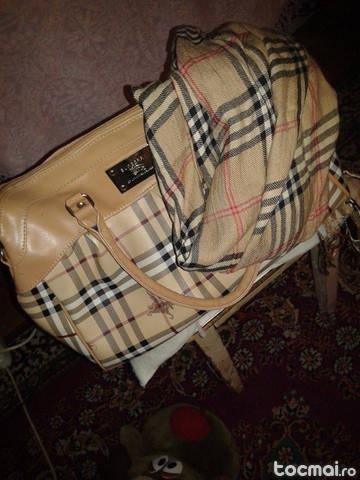 Geanta&Esarfa Burberry