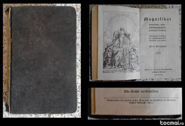 4 Carti religioase vechi, limba germana, anii 1895 - 1930- '50