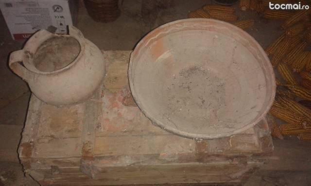 oala de supa ceramica cu model vechi antic