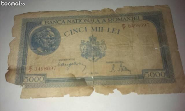 Bancnote foarte vechi romanesti