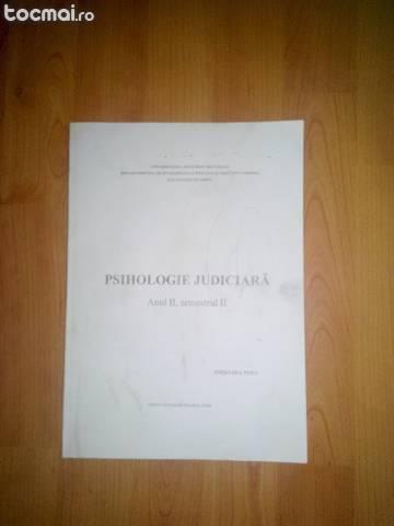 psihologie judiciara