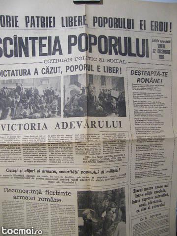 ziar Scanteia poporului prima editie libera