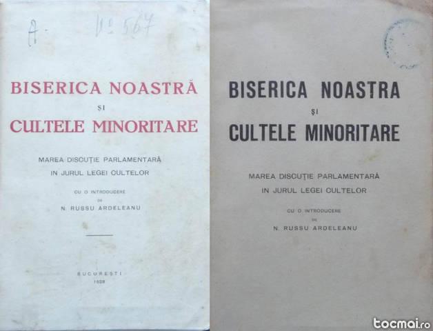 Biserica noastra si cultele minoritare , 1928