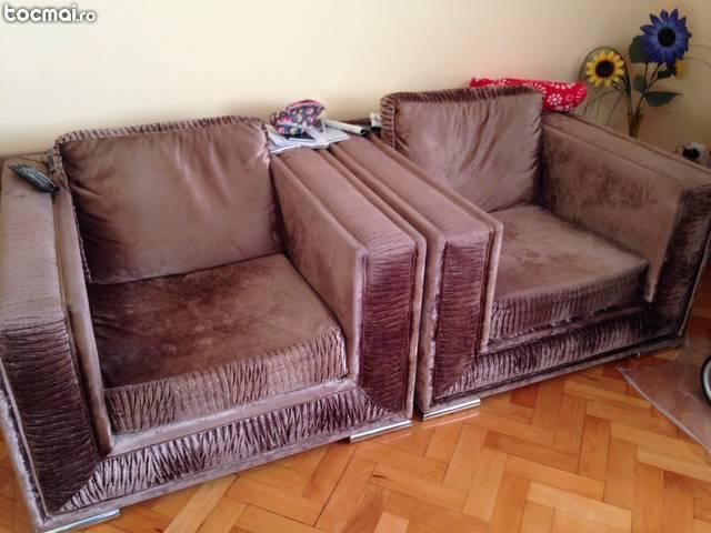 Set divan + fotolii 4 buc