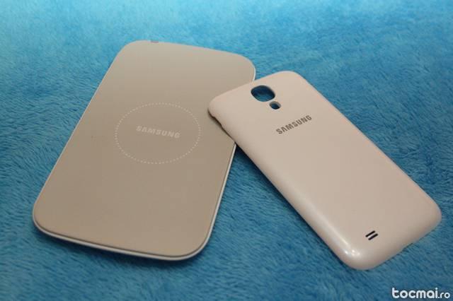 Kit Incarcator Wireless Samsung Galaxy S4 Alb