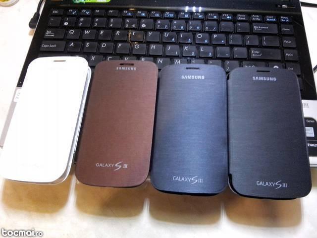 Original Flip Cover Samsung S3 White, Black, Blue, Cofee