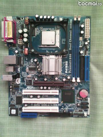 Placa de baza + procesor + memorie + cooler