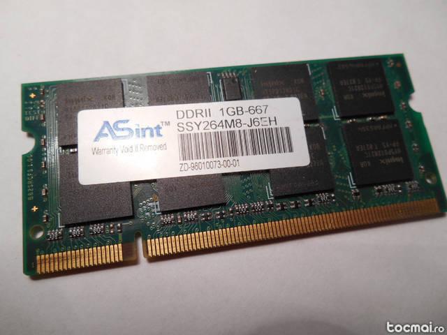 1 GB DDR2 667 mhz ASint / ram laptop