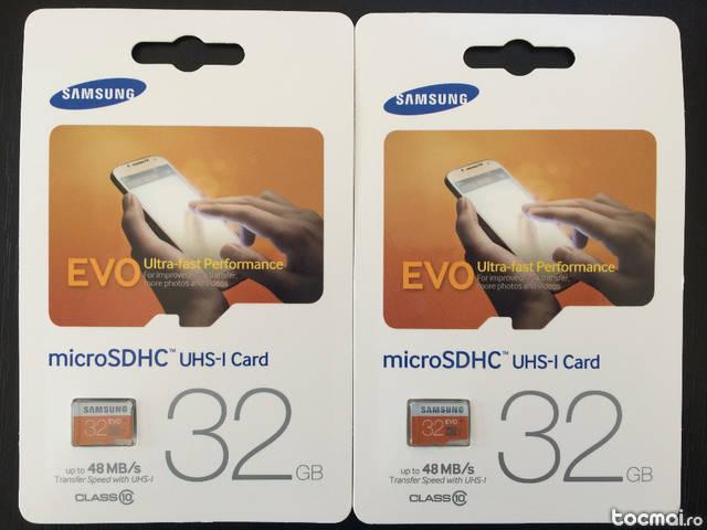 Carduri Micro Sd 32 gb Samsung Clasa 10