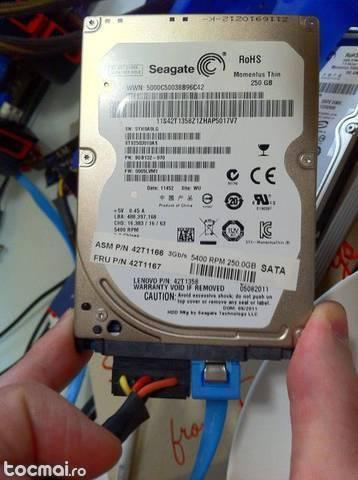 Hard Disk laptop 250 GB SATA Seagate impecabil, testat !!