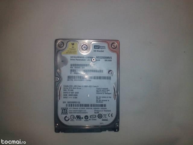 Hard disk laptop sata 320gb western digital wd3200bmvs