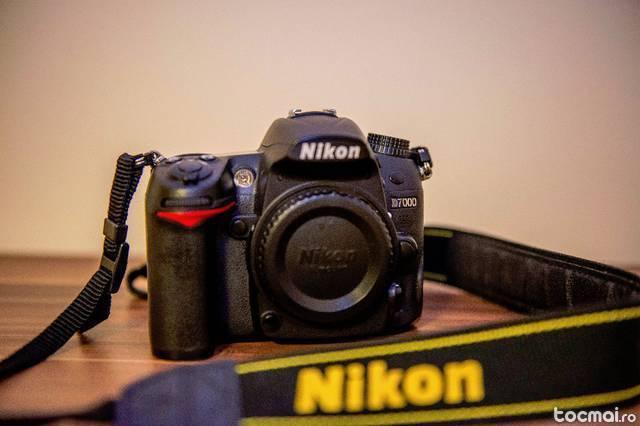 Nikon D7000 in garantie 06. 2015 si rucsac Tamrac