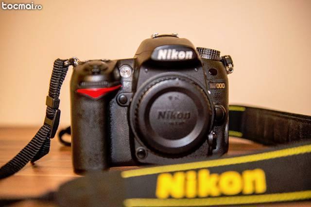 Nikon D7000 in garantie 06. 2015 si rucsac Tamrac