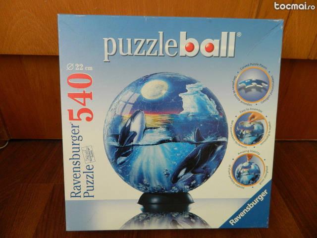 Puzzle glob 3d ravensburger – 540 piese de la +12ani