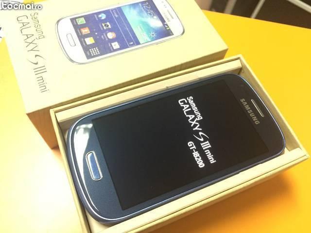 Samsung galaxy s3 mini pebble blue i8200 sigilat