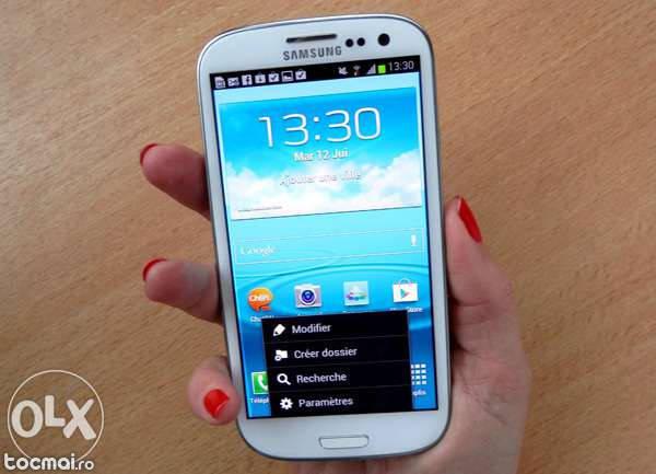 Samsung s3 white neverloked !