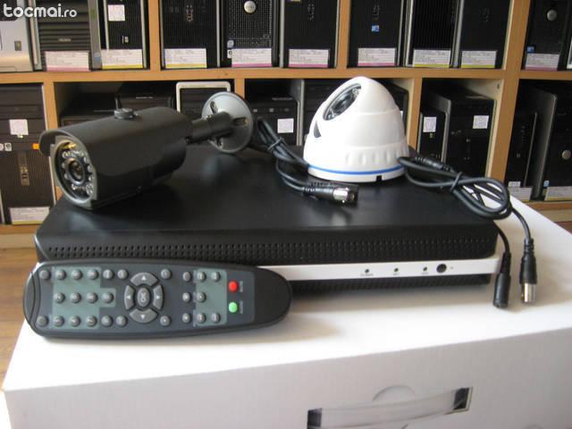 Sistem DVR cu 8 camere de supraveghere