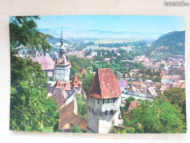 Carte postala , sighisoara , necirculata ed. meridiane