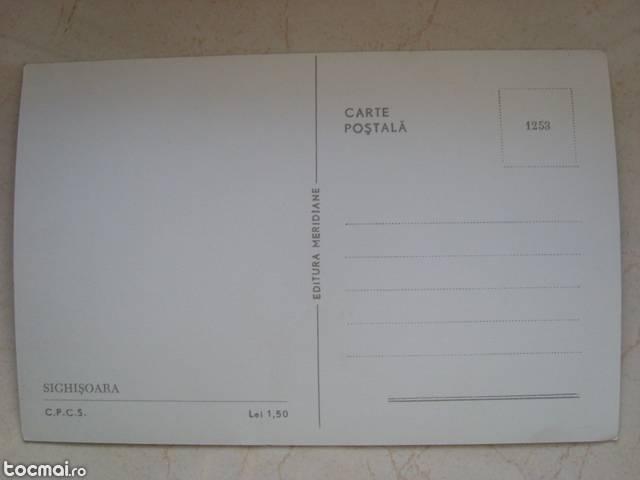 Carte postala , sighisoara , necirculata ed. meridiane